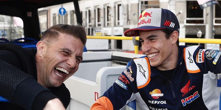 Marc Marquez Mengaku Hampir Jadi Pesepak Bola Saat Bertemu Joaquin Sanchez