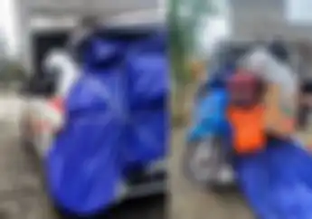 Video Motor Dibawa Mudik Lebaran Pakai Mobil, Netizen: Ga Sekalian Rumahnya Dibawa Pak