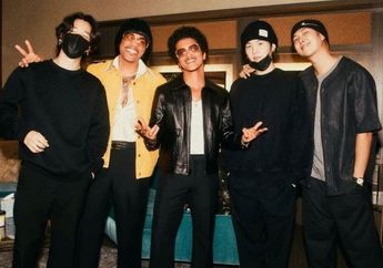Bruno Mars dan Anderson Paak Ucapkan Terima Kasih pada BTS yang Hadir di Konser 'An Evening with Silk Sonic' Las Vegas: Aku Berharap Kalian Enjoy!