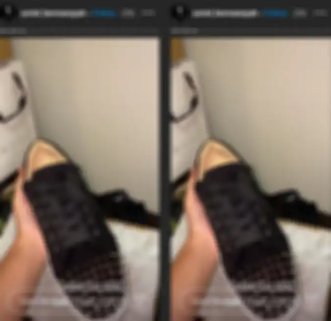Kado dari Atta Halilintar buat Azriel berupa sneakers mewah dari brand ternama, Christian Louboutin