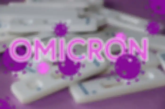 Ilustrasi virus Covid-19 varian Omicron