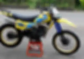 Modif Simpel Tapi Kece, Suzuki TS125 Siap Diajak Turing dan Adventuran