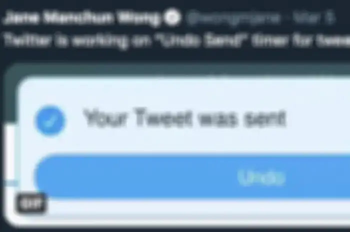 Fitur 'undo tweet'.