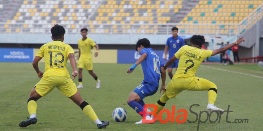 Hasil ASEAN Cup U-19 2024 - Imbangi Thailand, Malaysia Tantang Indonesia di Semifinal