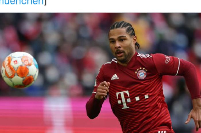 Penyerang Bayern Muenchen, Serge Gnabry.