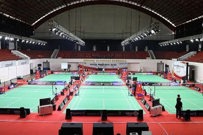 Gedung Olahraga Nanggala, Cijantung, Jakarta Timur arena Piala Presiden 2022