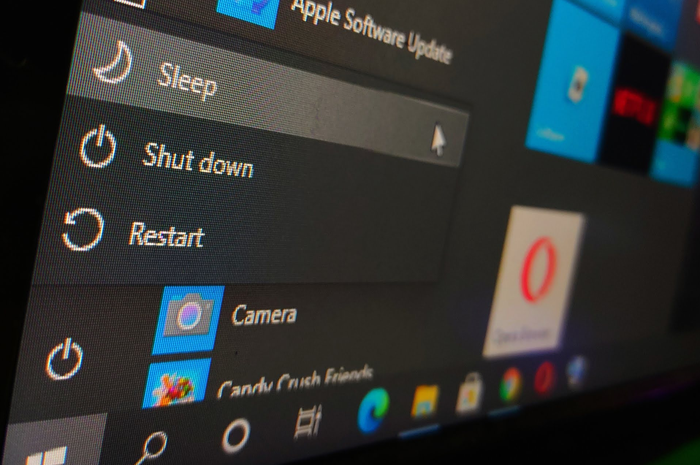 Opsi mode Sleep di Windows 10