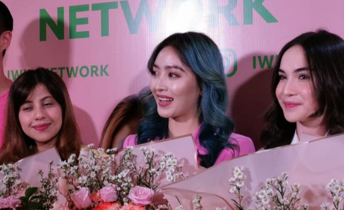 Natasha Wilona ditemui di kawasan Gunawarman, Jakarta Selatan, Senin (27/3/2023).