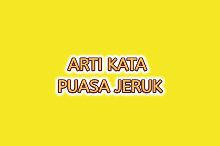 Arti istilah puasa jeruk yang viral di TikTok