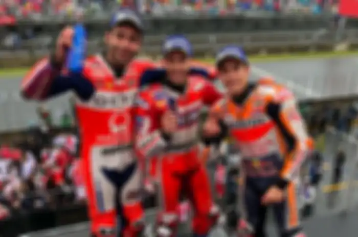 Persaingan Andrea Dovizioso vs Marc Marquez berlanjut di 3 seri sisa