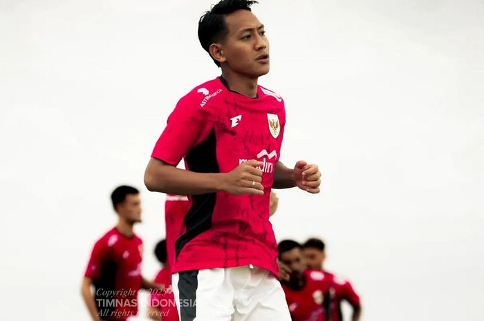 Pemain timnas Indonesia, Beckham Putra.