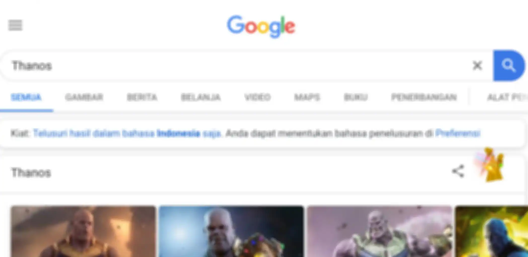 Mengaktifkan fitur kekuatan Thanos di Google