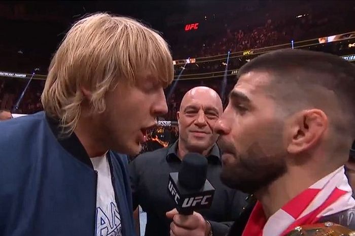 juara kelas ringan UFC, Ilia Topuria tampak meremehkan Paddy Pimblett