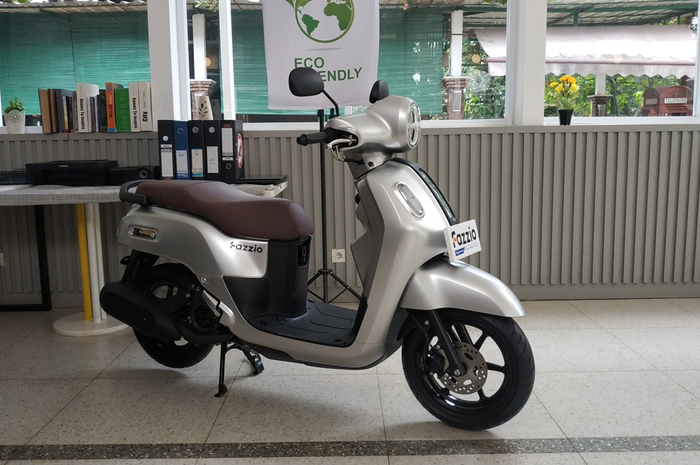 Ilustrasi motor baruYamaha Fazzio Hybrid-Connected.