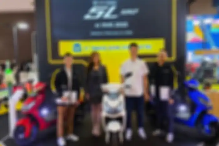 Peluncuran motor listrik baru Avand SL150 dari United E-Motor di IIMS 2025.