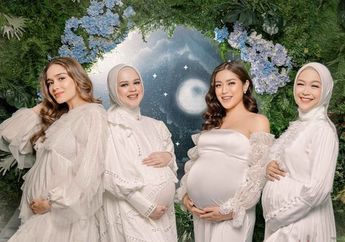 Momen Langka! 4 Selebriti Cantik Ini Lakukan Maternity Photoshoot Bersama Layaknya Bidadari dari Kayangan!