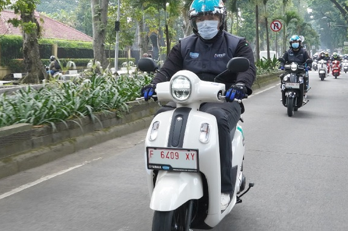 Ilustrasi lampu LED motor Yamaha Fazzio