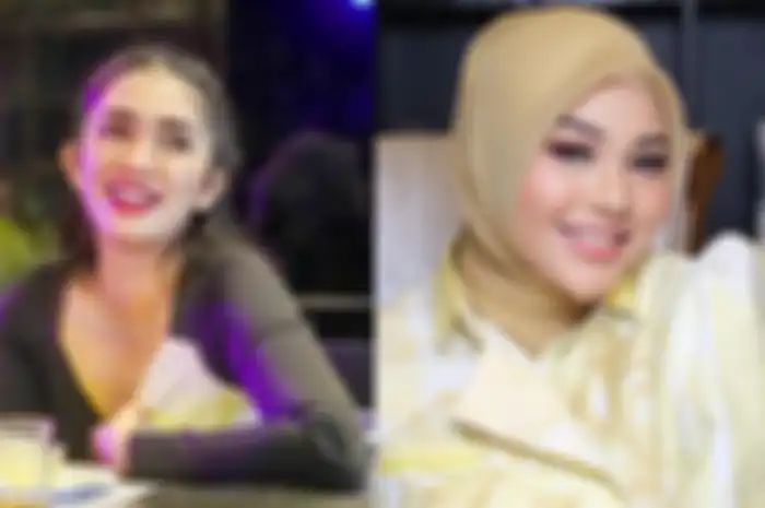 Ussy Sulistiawaty dan Aurel Hermansyah.