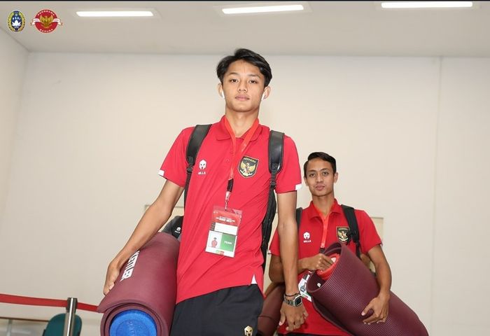 Pemain timnas U-22 Indonesia, Achmad Maulana Syarif.