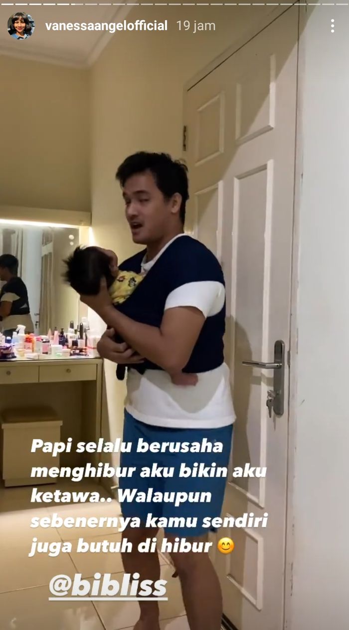 Postingan Vanessa Angel sebelum jalani sidang vonis.