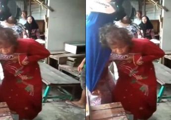 Astagfirullah, Nenek Ini Diduga Dipaksa Ngemis di Pasar, Pasrah Diseret Wanita Muda hingga Warga Emosi