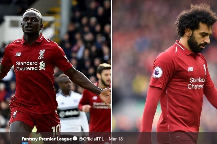 Sadio Mane dan Mohamed Salah