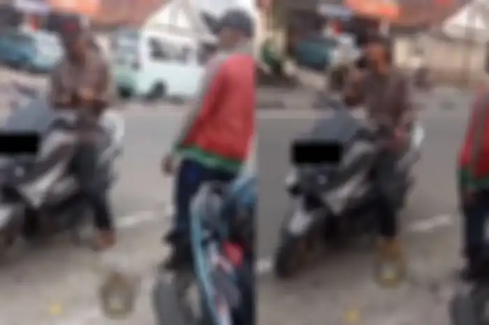 Ilustrasi debt collector tarik paksa motor