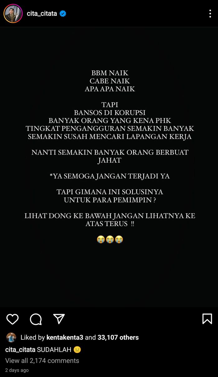 Postingan Cita Citata