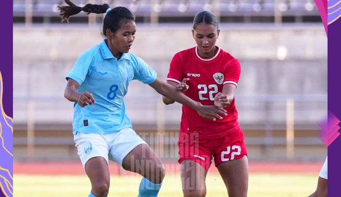 Timnas Wanita Indonesia menahan imbang Kamboja dalam laga perdana Grup B ASEAN Cup Women 2024 di Stadion New Laos National, Vientiane, Sabtu (23/11/2024).