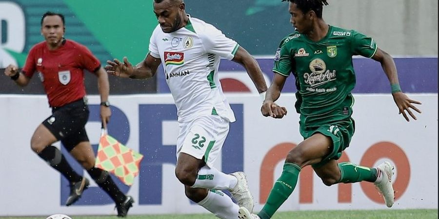 Hasil Liga 1 - Diwarnai Hujan Badai, Persebaya Surabaya Sukses Tumbangkan PSS Sleman