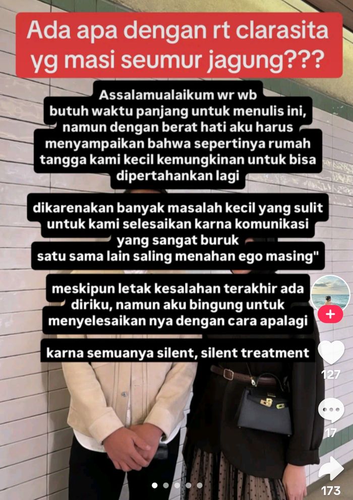 Clara Shinta ungkap kondisi rumah tangganya