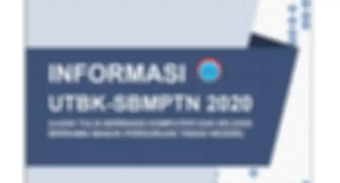 UTBK-SBMPTN 2020