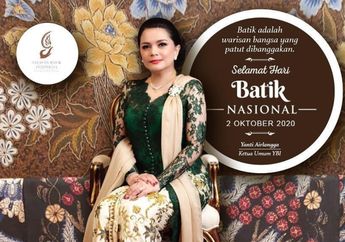 Sambut Hari Batik Nasional, Ketua Yayasan Batik Indonesia Yanti Airlangga Ungkap Pesan Penting: Tanggung Jawab Bagi Kita Semua Sebagai Bangsa yang Cinta Budaya