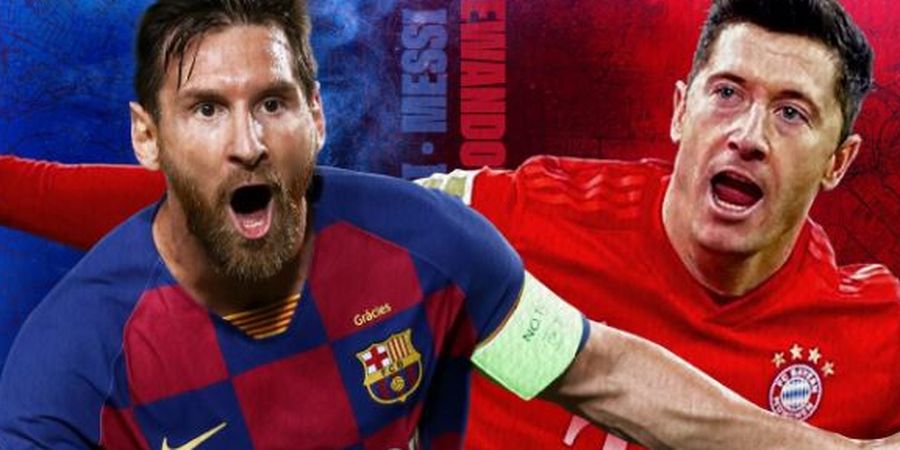 Susunan Pemain Barcelona Vs Bayern - Messi Tunggu Gol Lewandowski Menit 47