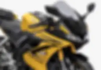 Mantaf Jiwah.. Suspensi Upside Down Yamaha All New R15 Dilabur Warna Emas