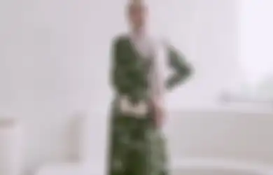5 Model Tunik Hijab Warna Hijau Santun dan Kalem Dipakai saat Lebaran!