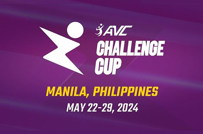 Logo turnamen AVC Challenge Cup 2024 for Women.