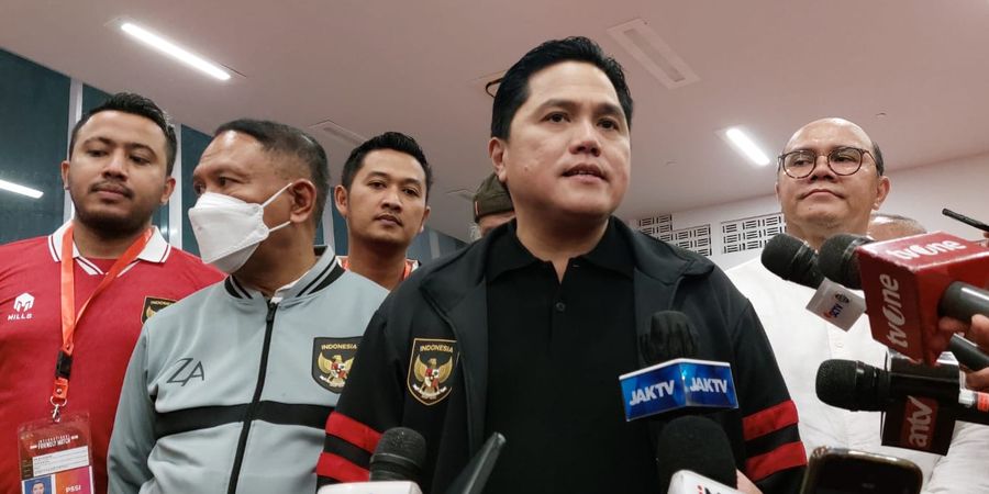 TImnas U-22 Indonesia Libas Filipina, Pesan Erick Thohir ke Pemain: Jangan Senang Dulu