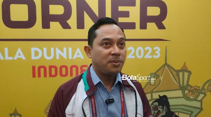 Dr. Alfan Nur Asyhar AIFO-K, Medical Officer Piala Dunia U-17 2023 sekaligus salah satu dokter timnas Indonesia.