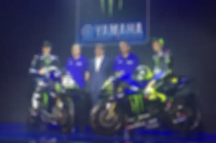 Tampilan motor balap MotoGP 2019 dari Yamaha Monster