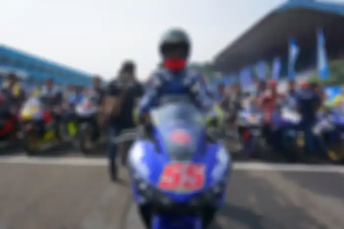 Galang Hendra pimpin victory lap Yamaha Sunday Race.
