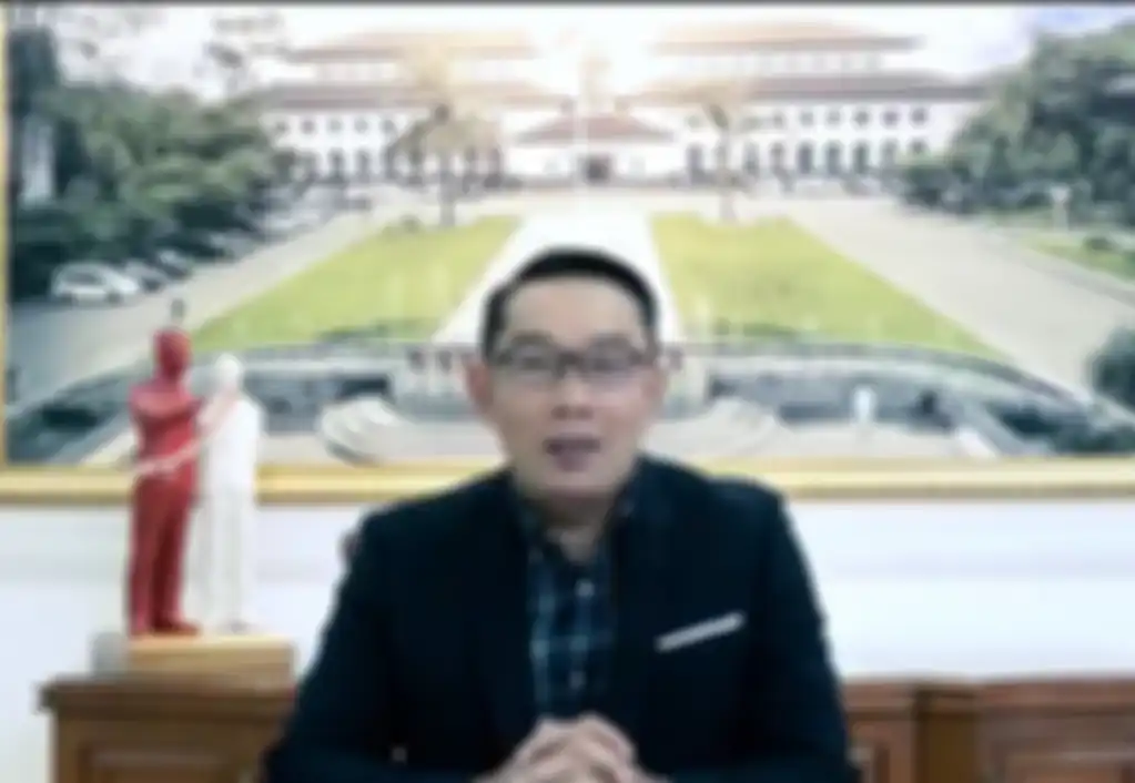 Gubernur Jawa Barat, Ridwan Kamil dalam acara pembukaan program Cultivhacktion, Jumat (24/9).
