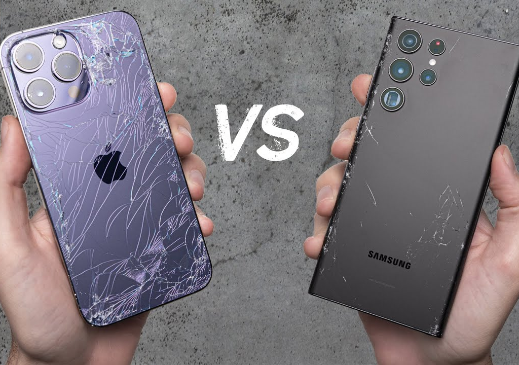Hasil uji ketahanan iPhone 14 Pro Max vs Samsung Galaxy S22 Ultra
