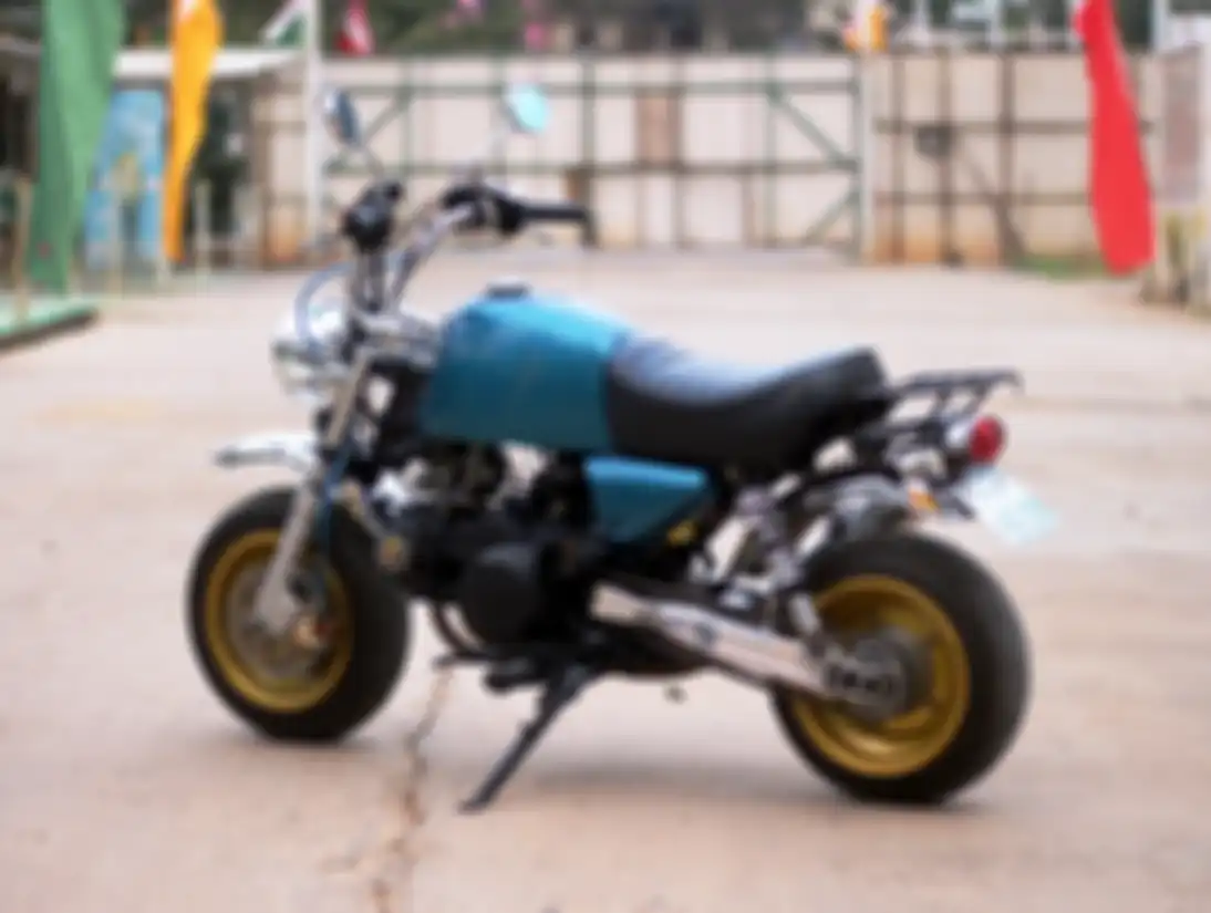 Modifikasi Honda Gorilla 250, rangka pakai asli Honda Gorilla diimpor dari Jepang dan tangki dari Gazgas Gorilla.