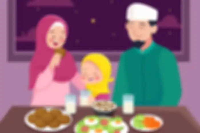ilustrasi bulan puasa