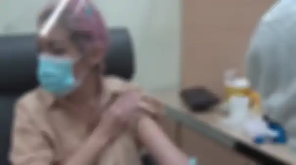 Jessica Iskandar saat cek kesehatan