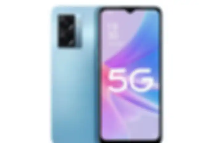 Tampilan layar dan body belakang OPPO A56s 5G