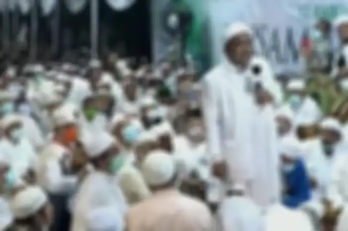 Acara Maulid Nabi yang diisi Habib Rizieq.