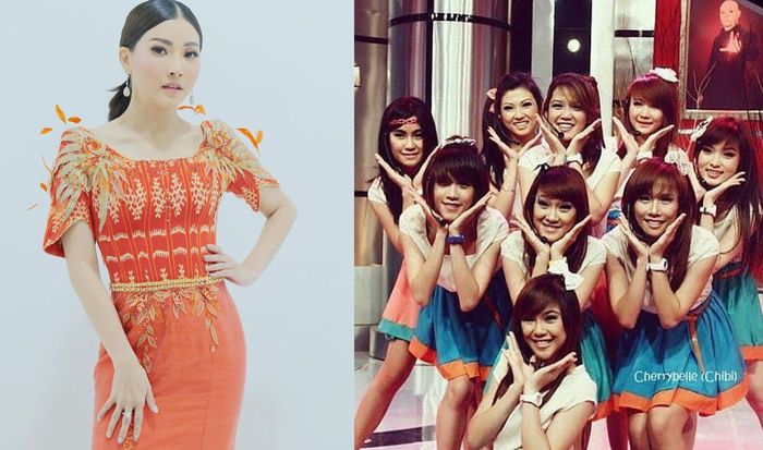 Kolase foto Sarwendah dengan Cherrybelle