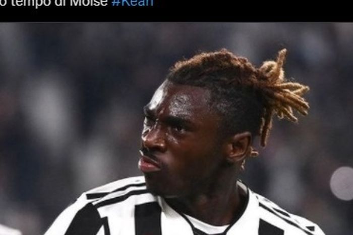 Sundulan Si Anak Hilang, Moise Kean, membawa Juventus mengungguli Cagliari di babak pertama.